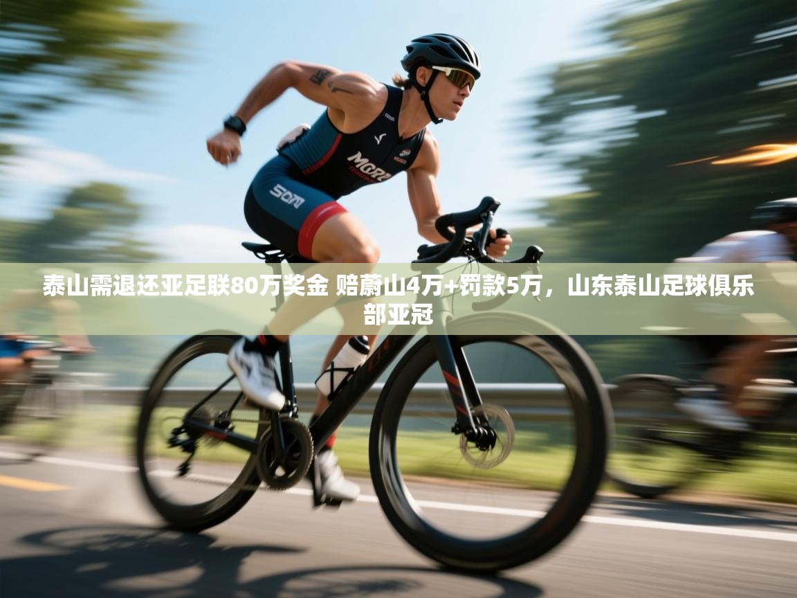 开云体育登录入口网址-泰山需退还亚足联80万奖金 赔蔚山4万+罚款5万，山东泰山足球俱乐部亚冠